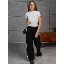 Брюки "Ажур" Черный Девочка