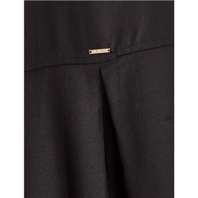 Блузка с цельнокроеным рукавом  изо льна с вискозой