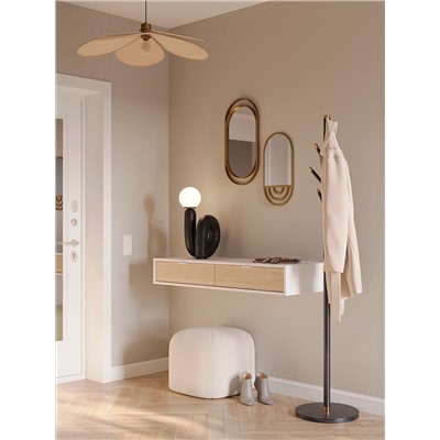 Зеркало настенное Nomh, 31х61 см, золотое