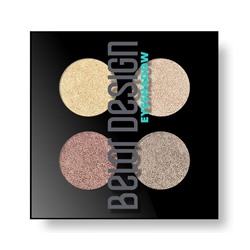 Тени для век "Delicate" тон: 52, перламутрово-золотые (10327181)