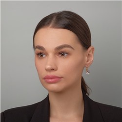 Серьги со стразами «Блик» овал, миксы