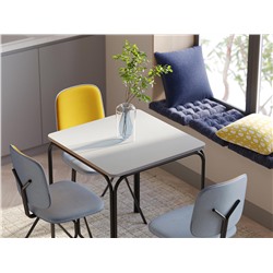 Стул Ror, Y, велюр, черный/голубой/желтый