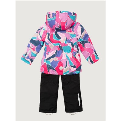 Комплект утеплённый для девочки NIKASTYLE 7м1425 Ягода черный