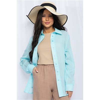 Рубашка Воздушное настроение (голубая) Б13188-7М