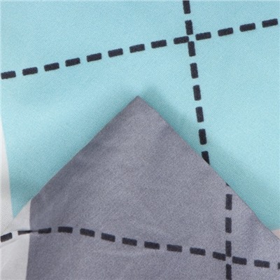 Постельное бельё Экономь и Я дуэт Geometry 143х215см-2шт, 215х220см, 70х70см-2шт, полисатин, 80г/м²