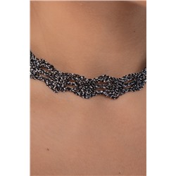 Комплект чокер + браслет (серебро) А17