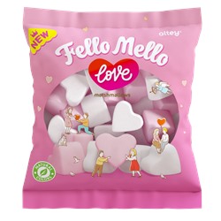Жев.зефир Marshmallows) "FELLO MELLO" 85гр LOVE/20шт
