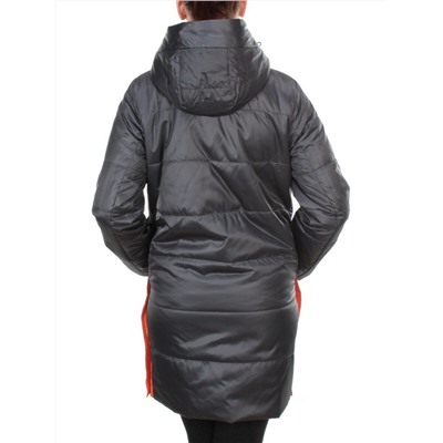 8188 DK. GRAY Пальто демисезонное женское Cloud Lag Cat (100 гр. синтепон)