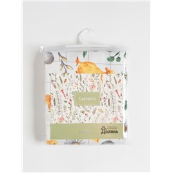 Скатерть Доляна Duckling, 149×220 см, 100% хлопок, рогожка 164 г/м²