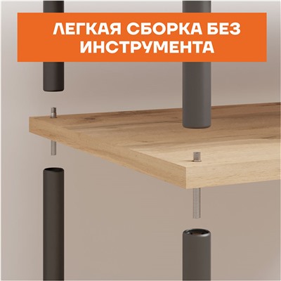 Стеллаж 15 "НеШкаф" (системы открытого хранения) СТНШ15 Ч черный