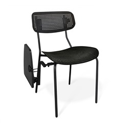 Конференц-стул SHT-S85М-RD с пюпитром
                        желтый / черный / черный муар