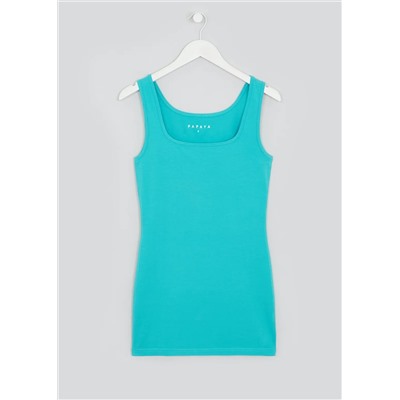 Basic Longline Square Neck Vest