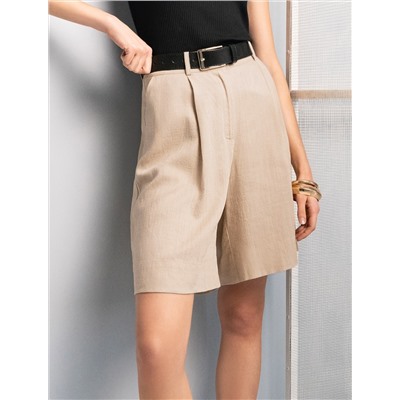 Шорты изо льна с вискозой