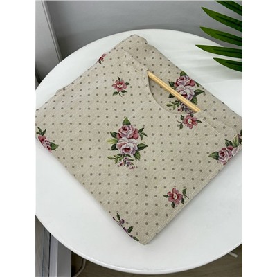 Сумка для пирога Розы Дамаск светлый 27х32х26 см 2312493