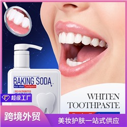 Суперотбеливающая зубная паста с пробиотиками со вкусом мяты Sadoer Baking Soda multi-White Toothpaste, 300 гр