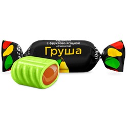 Карамель Груша с фруктово-ягодной начинкой 1 кг/КОНФИЛ