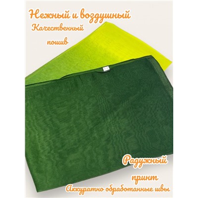 Шарф шифоновый Радуга Арт 0978/2