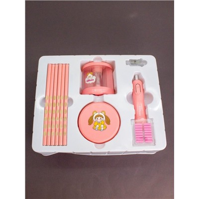 Электрический канцелярский набор "Boys&Girls", pink