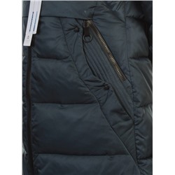 352 DK. GRAY Пальто зимнее с чернобуркой OMMEITT