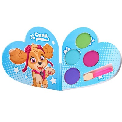 Тени для девочки PAW PATROL "Скай" 4 цвета по 1,3 гр, аппликатор