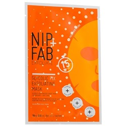 Nip + Fab Glycolic Exfoliating Sheet Mask Maske Masken & Peelings, 1 шт.
