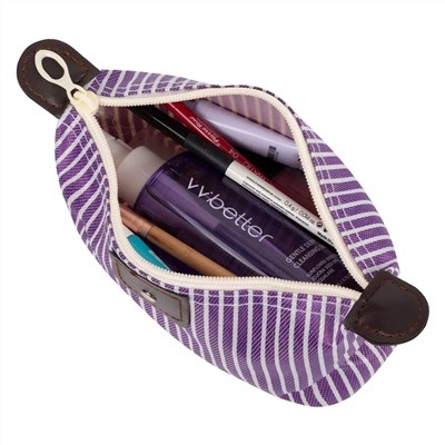Kristaller Косметичка-пенал Stripes, сиреневый