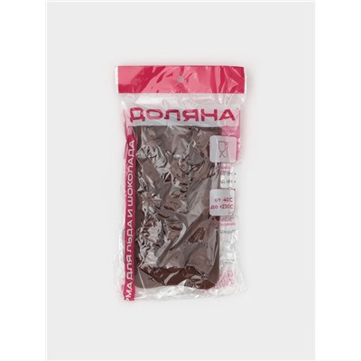 Форма для конфет и шоколада Доляна «Звёзды, ракушки, сердца», силикон, 20.6×10.3 см, 15 ячеек, коричневая