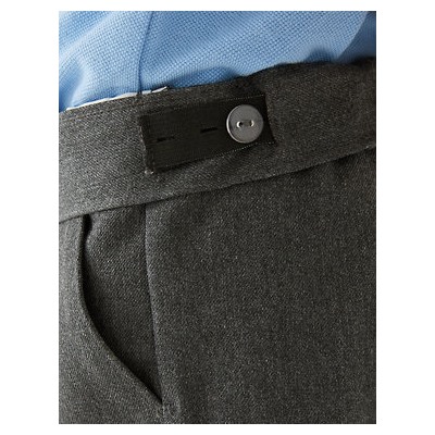 2pk Boys' Regular Leg Cargo School Shorts (2-14 Yrs)