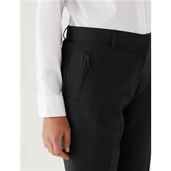 Girls' Slim Leg Additional Length Trousers (2-18 Yrs)