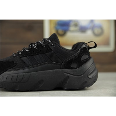 Adidas Zx 22 Boost ‘Solid Black’ из натуральной замши и нейлона