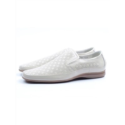 01-1509A LT. BEIGE Полуботинки мужские (натуральная кожа)