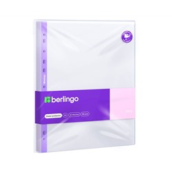 Папка-вкладыш с перфорацией Berlingo "Mirror", А4, 50мкм, глянцевая