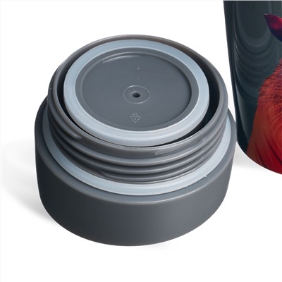 ТЕРМОКРУЖКА AGNESS "CAPYBARA" 360МЛ, КОЛБА НЕРЖ.СТАЛЬ 18/10