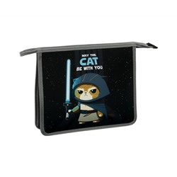 Папка для тетрадей 1 отделение, А5, ArtSpace "Cat with you", пластик, на молнии