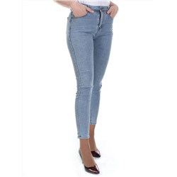 8033 BLUE Джинсы женские ADORNSKY (65% хлопок, 35% полиэстер)
