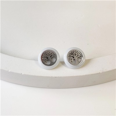 Серьги с керамикой