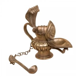 Лампа Линга Бхайрави с ложкой, Linga Bhairavi Lamp with Spoon, произв. Isha Life