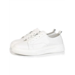 05-HY27-1D WHITE Кроссовки женские (натуральная кожа)
