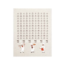 24С26-ШР/р.п. 46*60 Полотенце "Поварята new 3" цв. 1 рис. 1048