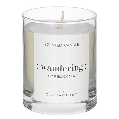 Свеча ароматическая The Olphactory, Wandering Black, Goji Black tea (новая), 40 ч