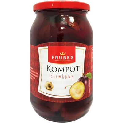 Сливовый компот FRUBEX 900г ст/б 1/8
