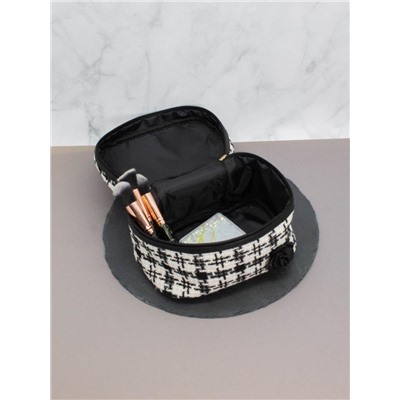 Косметичка "Flower", black (13х19х14 см)