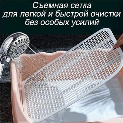 Лоток-туалет для собак ТС-01 темно_синий