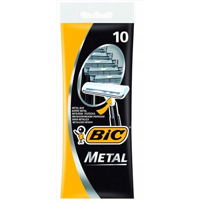 Bic metal станок обноразовый 10шт в пакете