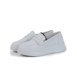 03-PDD171-6 GRAY/VIOLET Полуботинки женские (натуральная кожа)