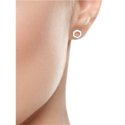 Серьги родированные серебро 925*