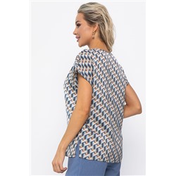 Блуза Покоряя сердца (мультиколор) Б13541-1М