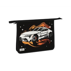 Папка для тетрадей 1 отделение, ArtSpace "Sports coupe", А5, пластик, на молнии
