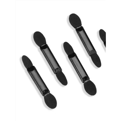 Kristaller Набор двусторонних аппликаторов для макияжа, черный, 10 шт.