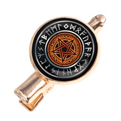 HZF-0263 Заколка Кельтская пентаграмма